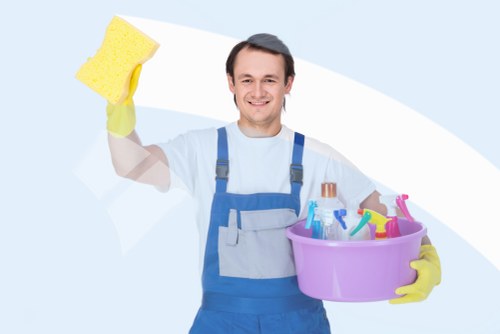 Professional carpet cleaning team in Arnos Grove caring for a home carpet